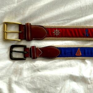 Pair of Nautical Belts